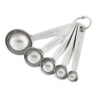 The Container Store Measuring Spoons Stainless Steel Set of 5