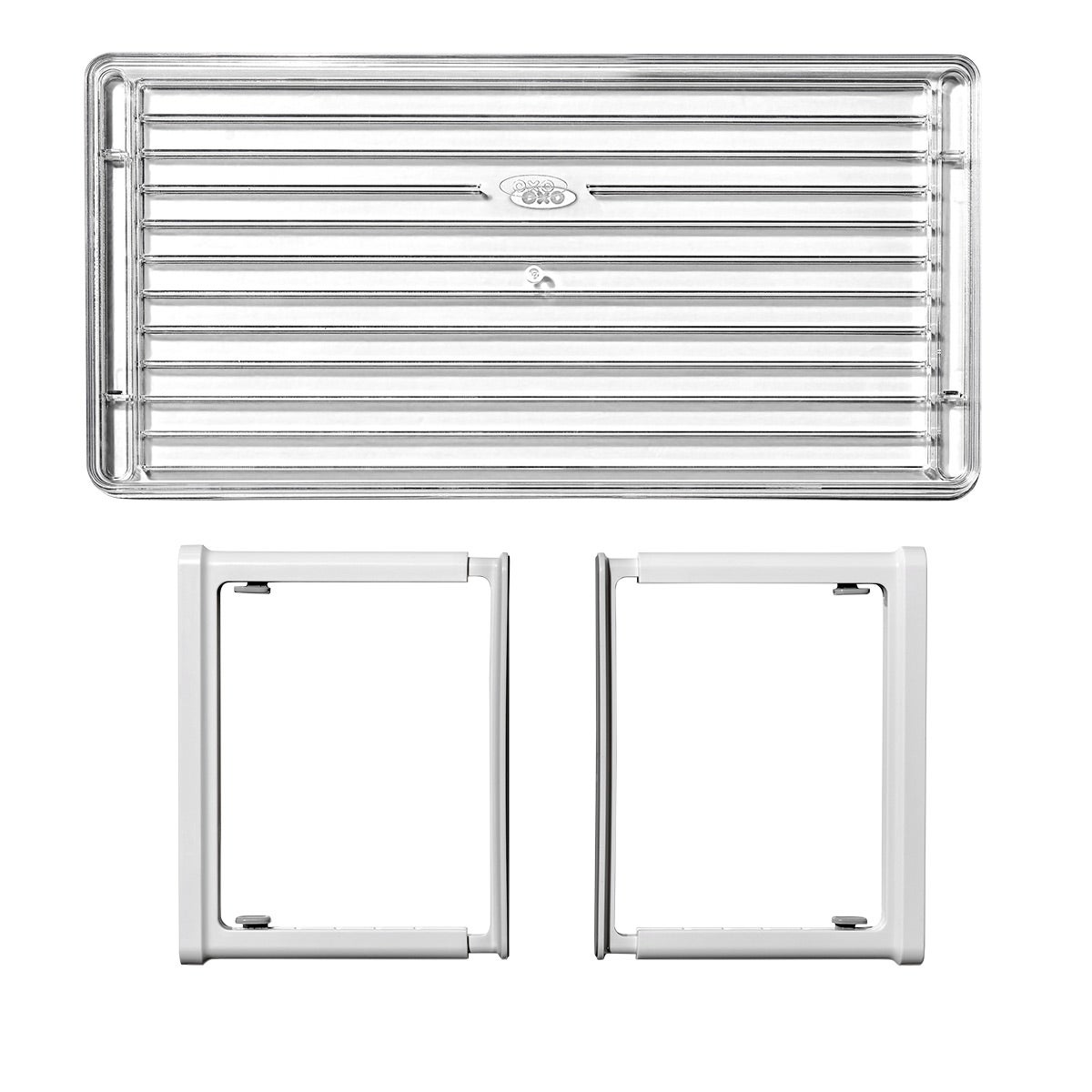 OXO Good Grips Adjustable Refrigerator Shelf Riser | The Container