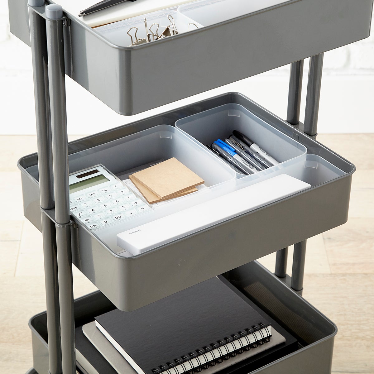 3-Tier Cart Organizer Trays