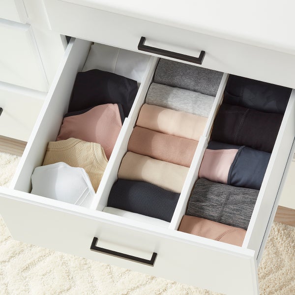 Multi Compartment Storage Box, Adjustable Drawer Organiser