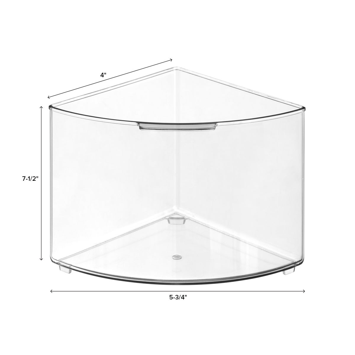 Everything Organizer Deep Turntable with Removable Bins