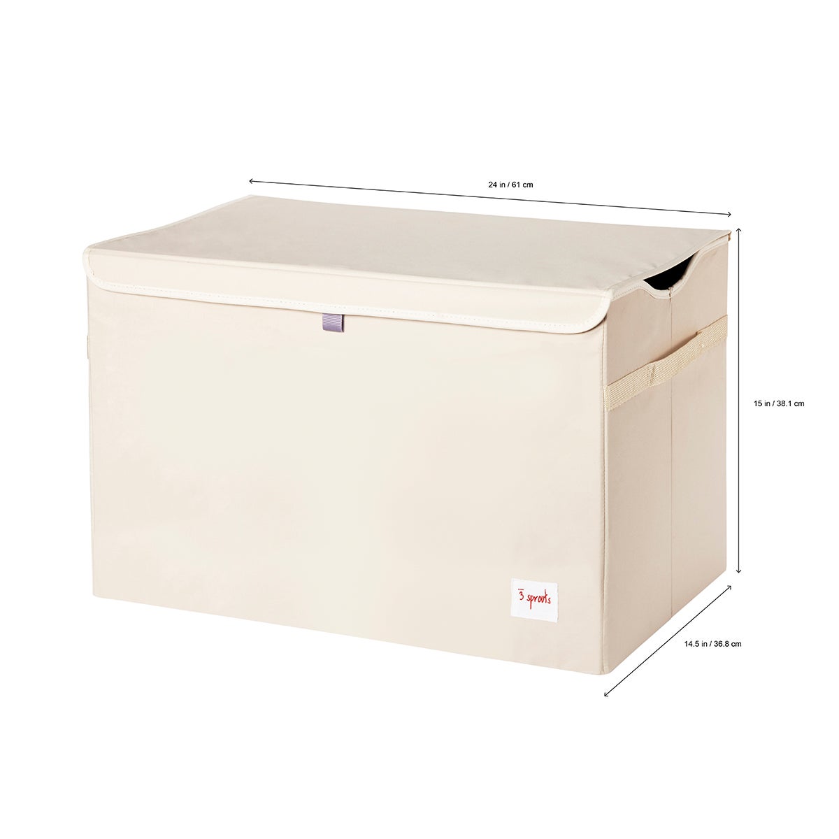 3 Sprouts Toy Storage Box with Handles The Container Store