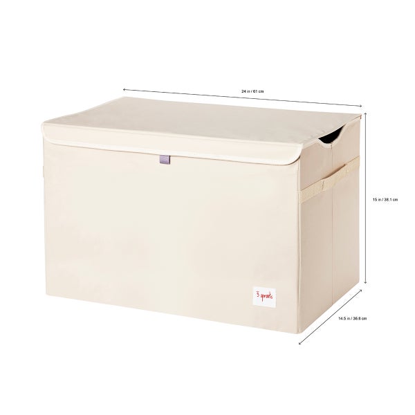 3 Sprouts Toy Storage Box with Handles