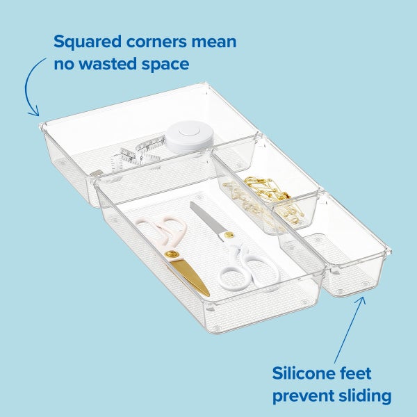 The Everything Drawer Organizers Set of 4