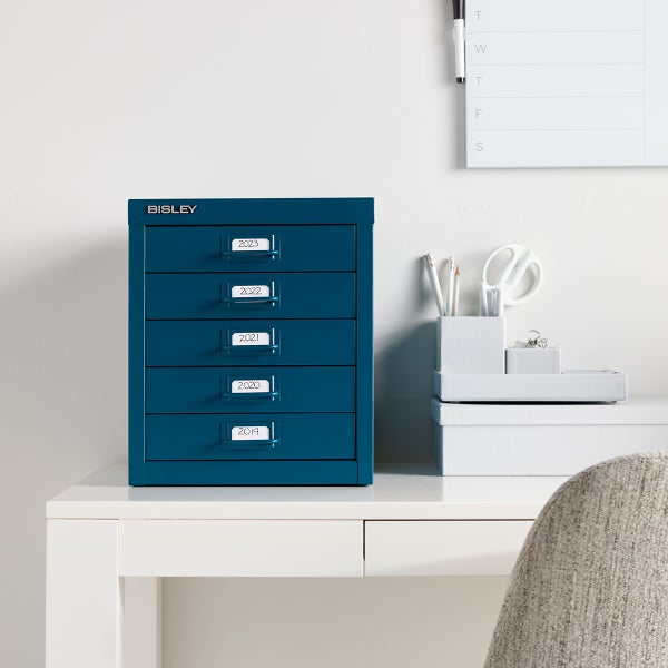 Bisley 5-Drawer Office/Study A4 File Cabinet, in Blackpool, Lancashire