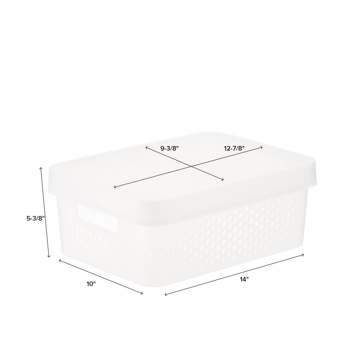 Curver Infinity Plastic Storage Boxes with Lids