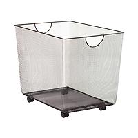 Design Ideas Large Mesh Rolling Bin Graphite