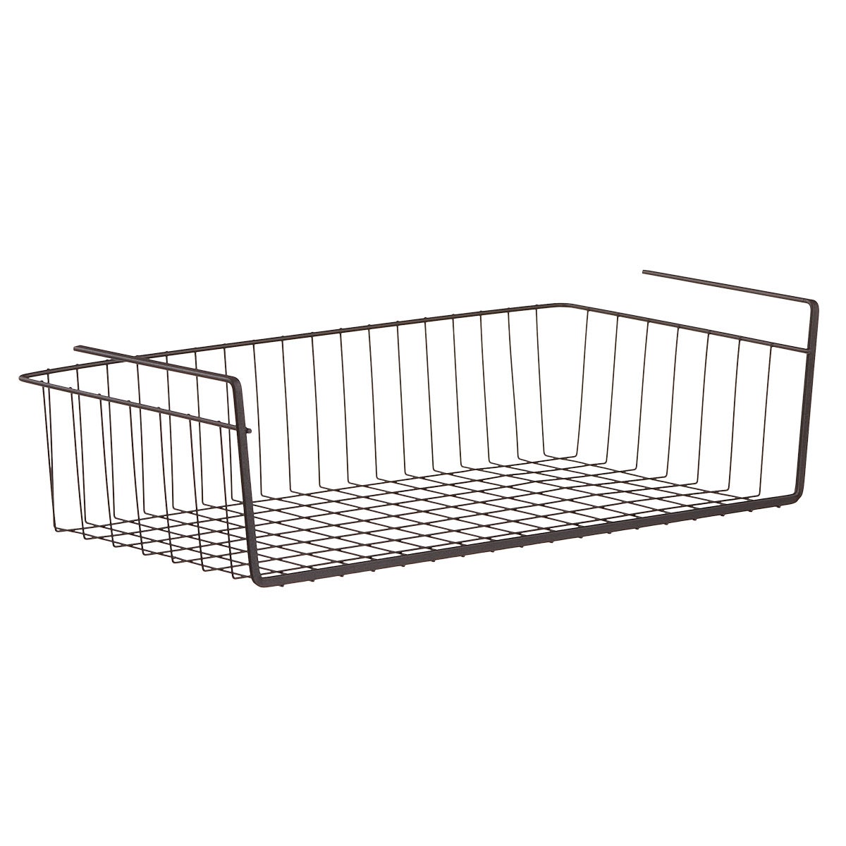 Large Hanging Under Shelf Storage Basket 1 Pack Under Cabinet Desk