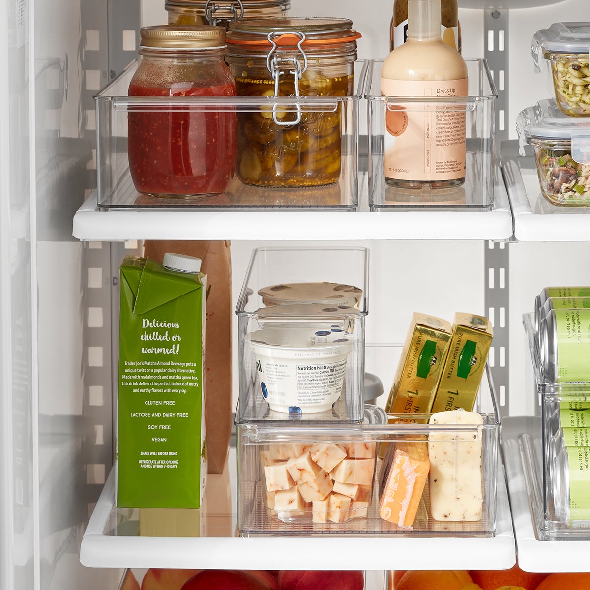 Refrigerator Organization Containers - Tastes Lovely