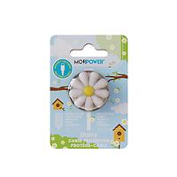 MojiPower Cable Protector White Daisy