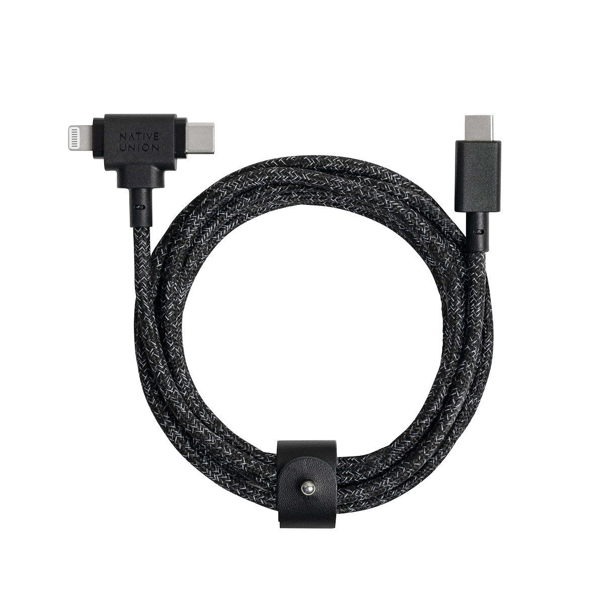 Gensidig Tyggegummi Hearty Native Union Belt Cable Duo USB-C to Lightning/USB-C Charing Cable | The  Container Store