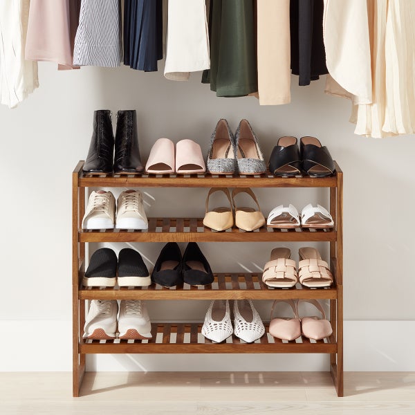 Rowan Acacia 2-Tier Shoe Shelf