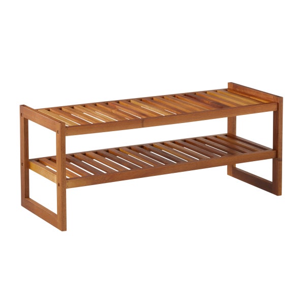 Rowan Acacia 2-Tier Shoe Shelf