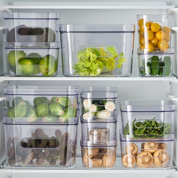 Smart Storemaster Premium Clear Plastic Storage Boxes Box & Lids