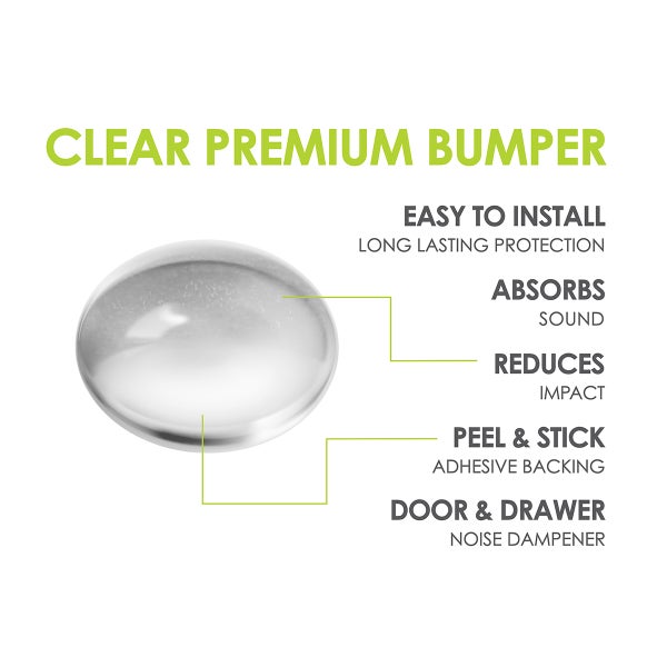 Slipstick Premium Peel & Stick Furniture Bumpers