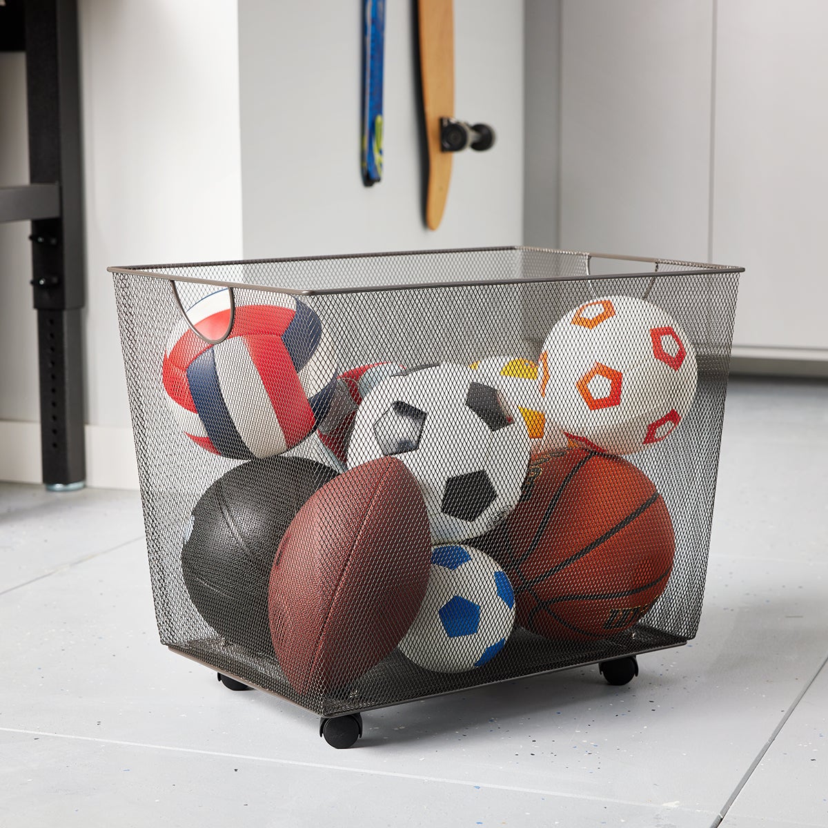 Large Rolling Storage Bin