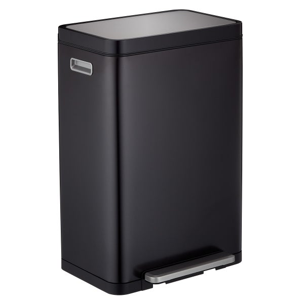 The Container Store 12 gal. Stainless Steel Step Trash Can