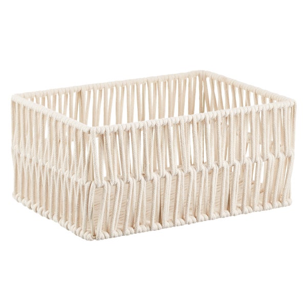 The Container Store Luna Cotton Open Bin