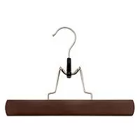 Wooden Pant/Skirt Clamp Hanger Stained Birch