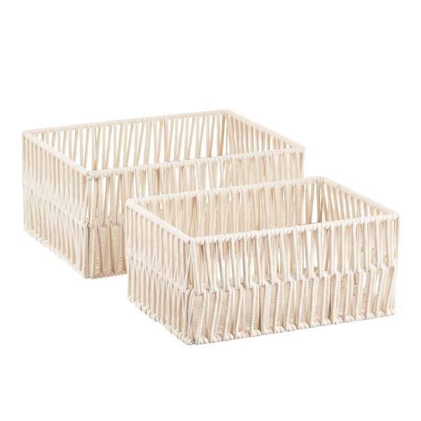 The Container Store Luna Cotton Open Bin