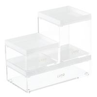 Lund London Blair Modular Stacking Boxes Mother of Pearl Set of 3