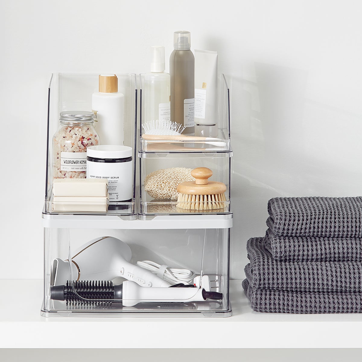iDesign Manhattan Modular Storage Open-Front Bin