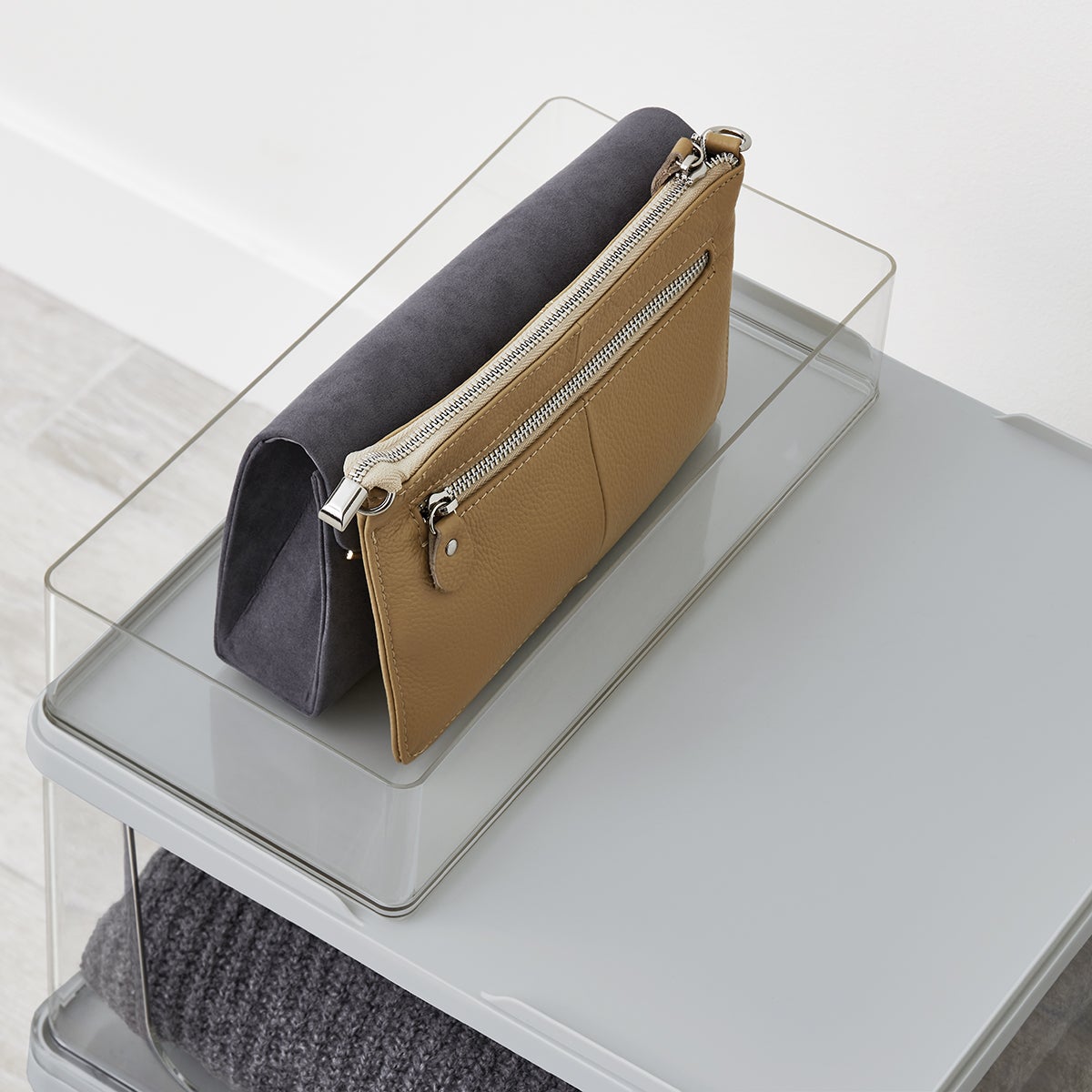 iDesign Manhattan Clear Drawer Organizer