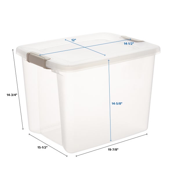 Reviews for Sterilite 50 Qt. Storage Bin in Flat Gray