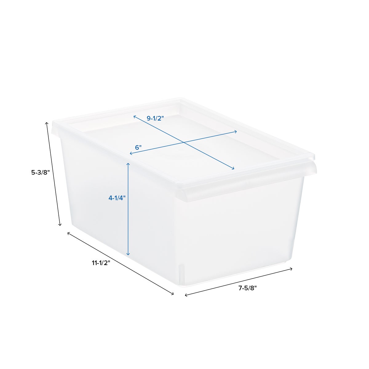 Plastic Stacking Bins with Lids