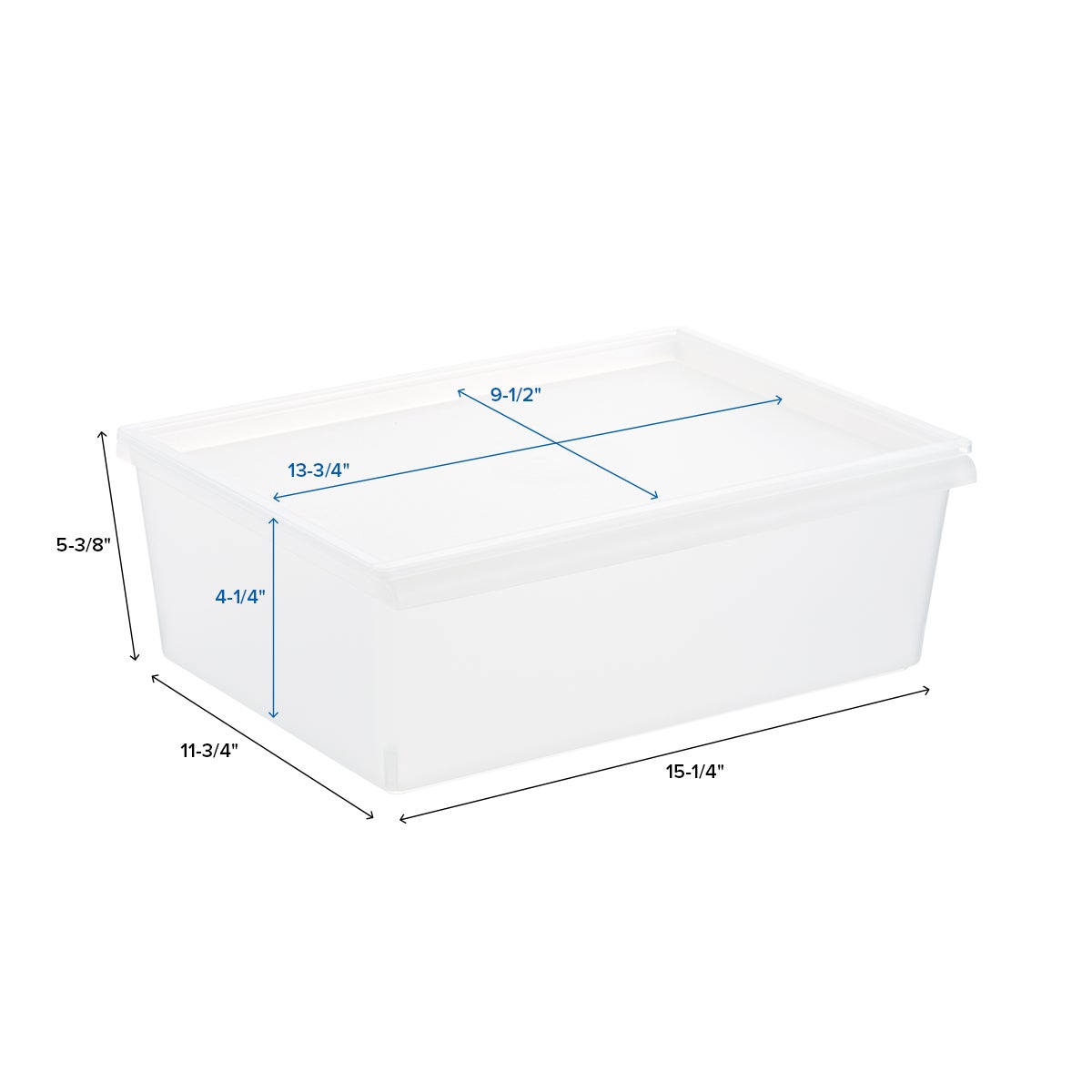 Plastic Stacking Bins with Lids