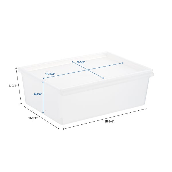 Plastic Stacking Bins with Lids
