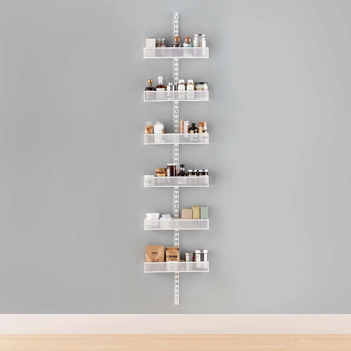 Elfa Utility Medium Wall-Mounted Rack