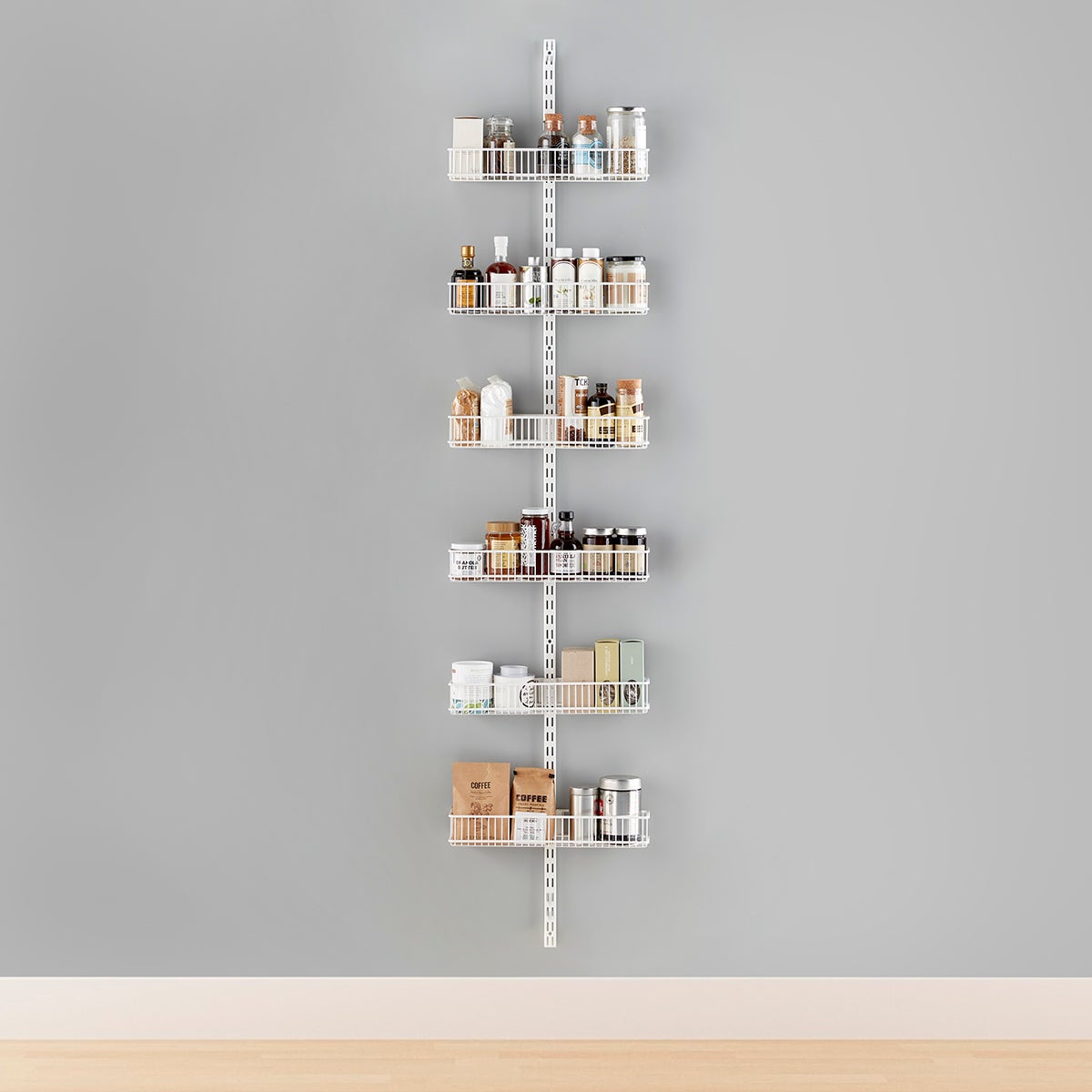 Elfa Utility Medium Wall-Mounted Rack