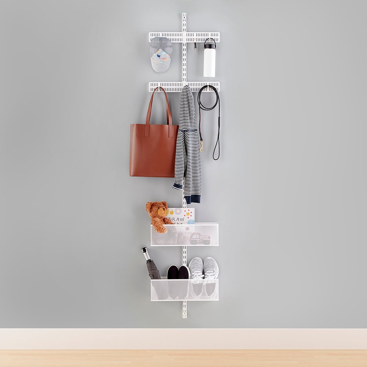 Closet wall online rack