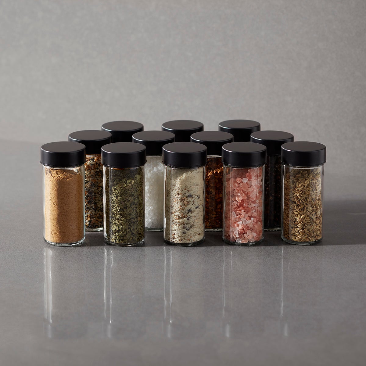 The Container Store Glass Spice Jars