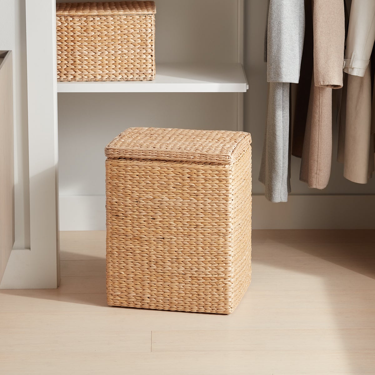 The Container Store Artisan Rush Laundry Hamper
