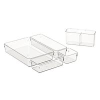 Everything Organizer 3-Tier Cart Organizer Kit Clear Pkg/5