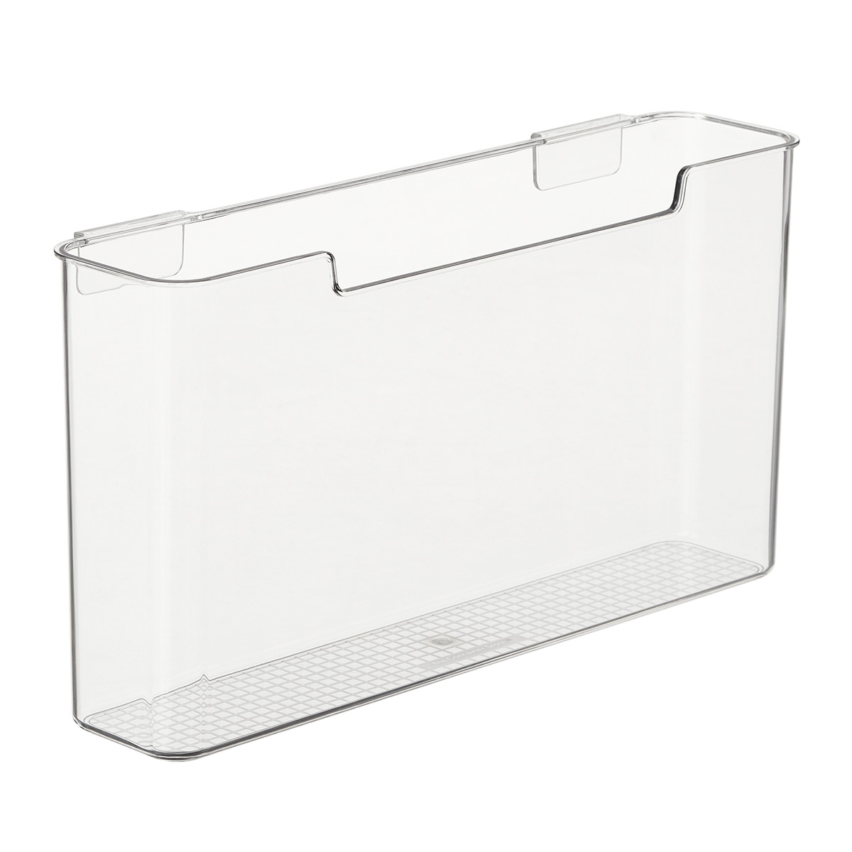 Clear Plastic Hanging File Organizer with Handles