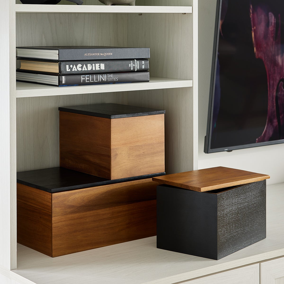 The Container Store Artisan Bamboo Bin