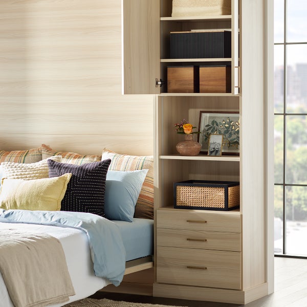 The Container Store Artisan Rattan Cane Bin