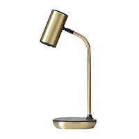 Brightech Ezra LED Task Lamp w/ Wireless Charger Gold