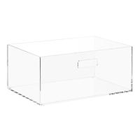 The Container Store Large Luxe Acrylic Bin Clear