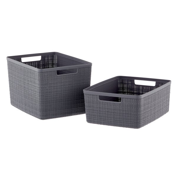 Curver Jute Plastic Basket