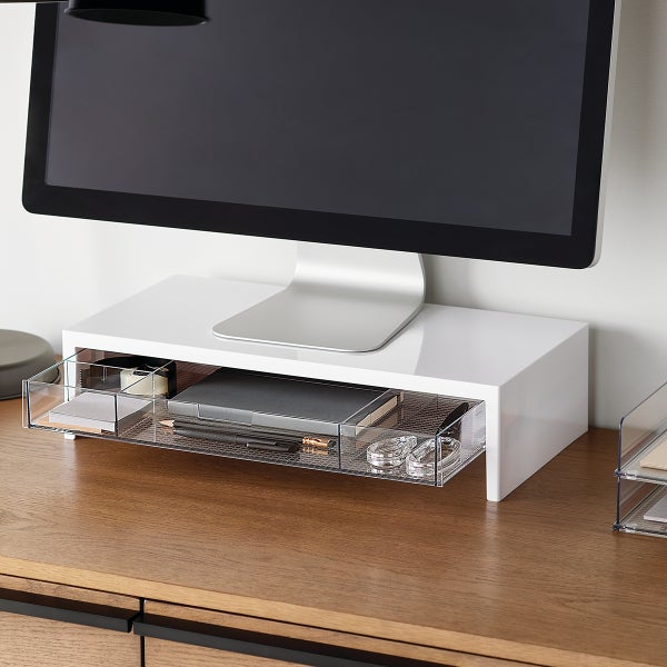 Everything Organizer Monitor Stand with Drawer