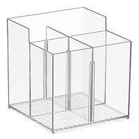 The Everything Organizer 4-Section Pencil Cup Clear