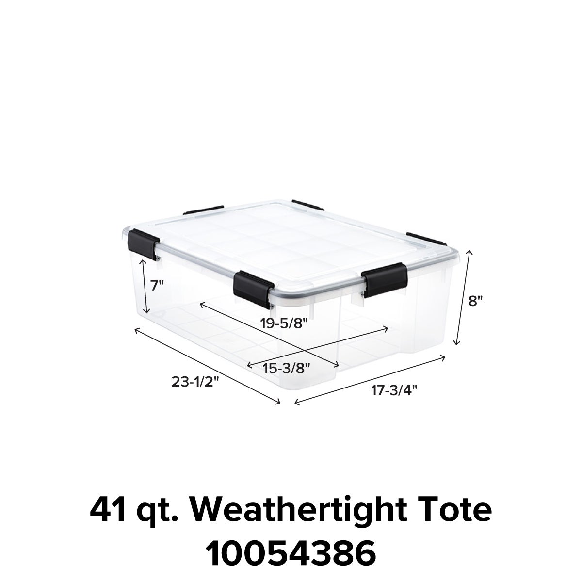 103 qt weathertight tote hotsell