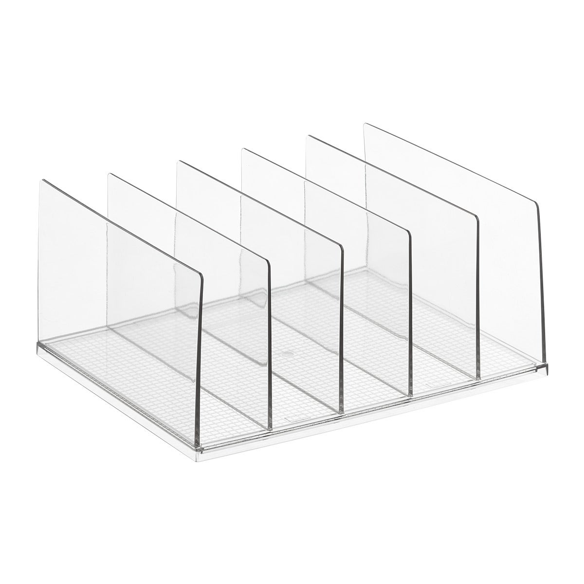 KKU 5 Tier Clear Acrylic Desk Organizer - Letter Tray Paper File Desk - View #2