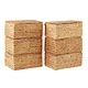 Small Water Hyacinth Storage Box with Hinged Lid