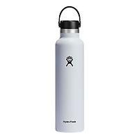Hydro Flask 24 oz. Standard Mouth Flex Cap Bottle White