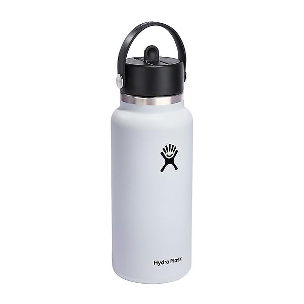 Hydro Flask 32OZ Wide Mouth 2.0 Water Bottle, Straw Lid, Multiple Colors -  White, New Design 